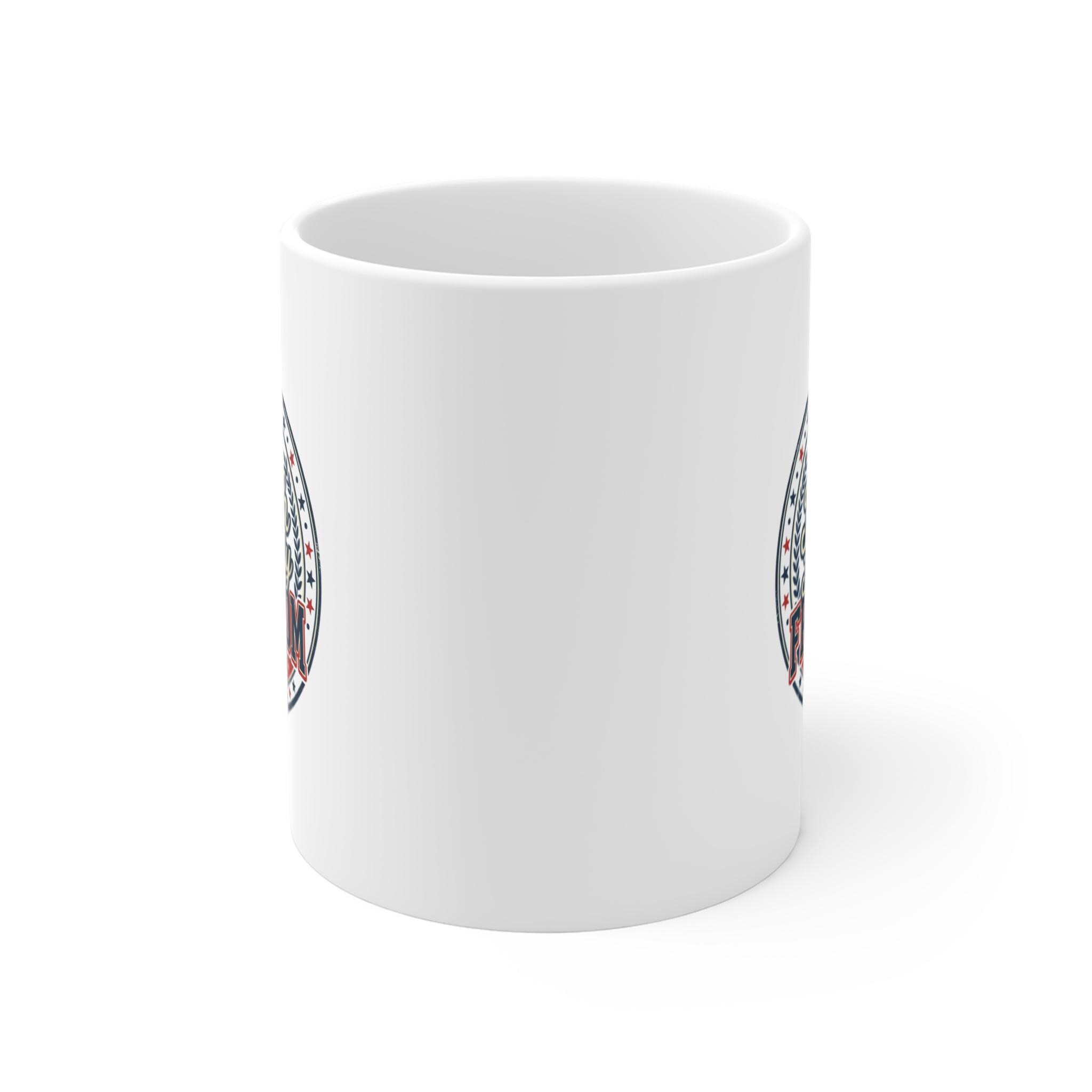 Faith, Family, Freedom 11oz Coffee Mug — Patriotic Christian Gift, product view 2