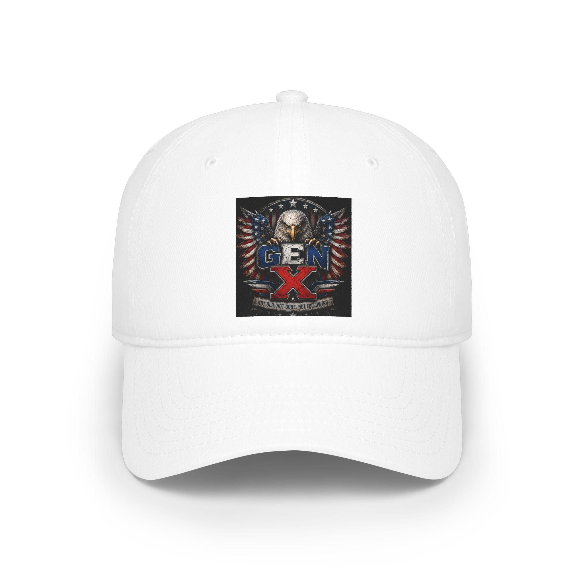 Patriotic Eagle with Flag Patch Baseball Cap | American USA Stars Stripes, product view 2