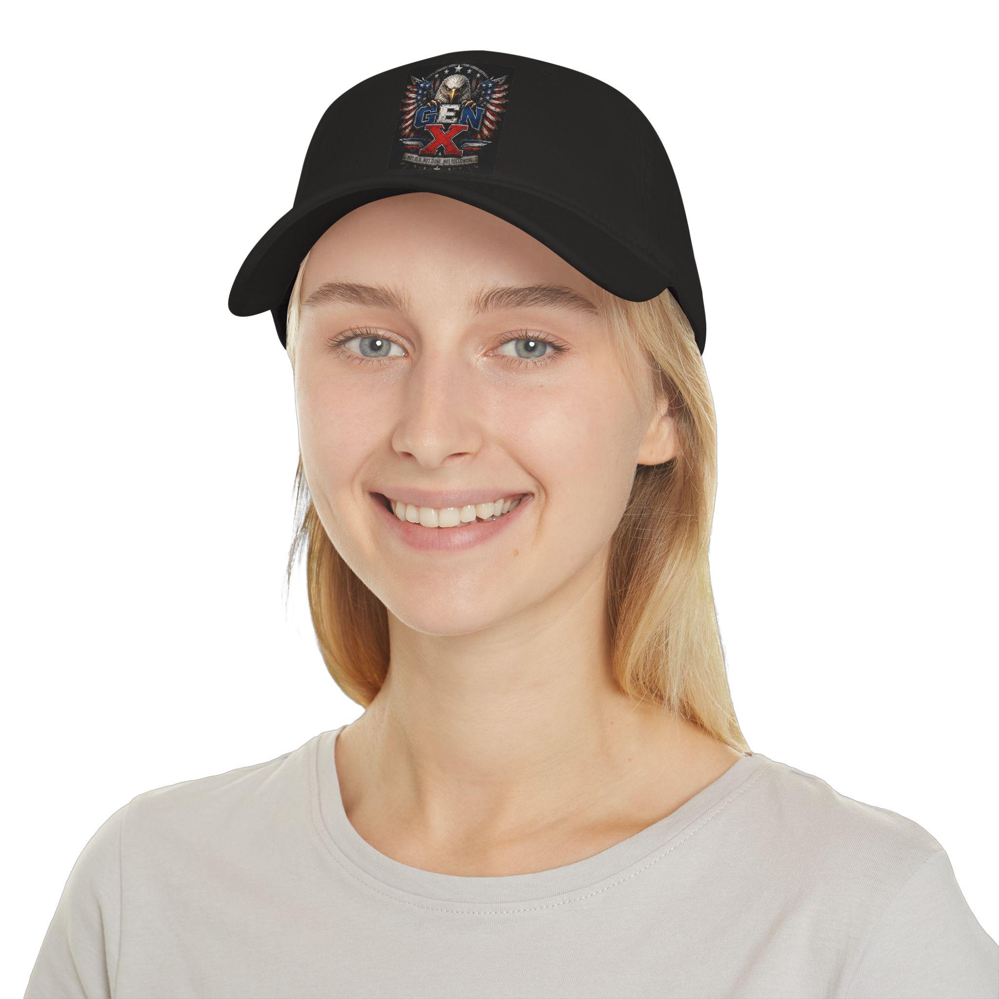 Patriotic Eagle with Flag Patch Baseball Cap | American USA Stars Stripes, product view 5