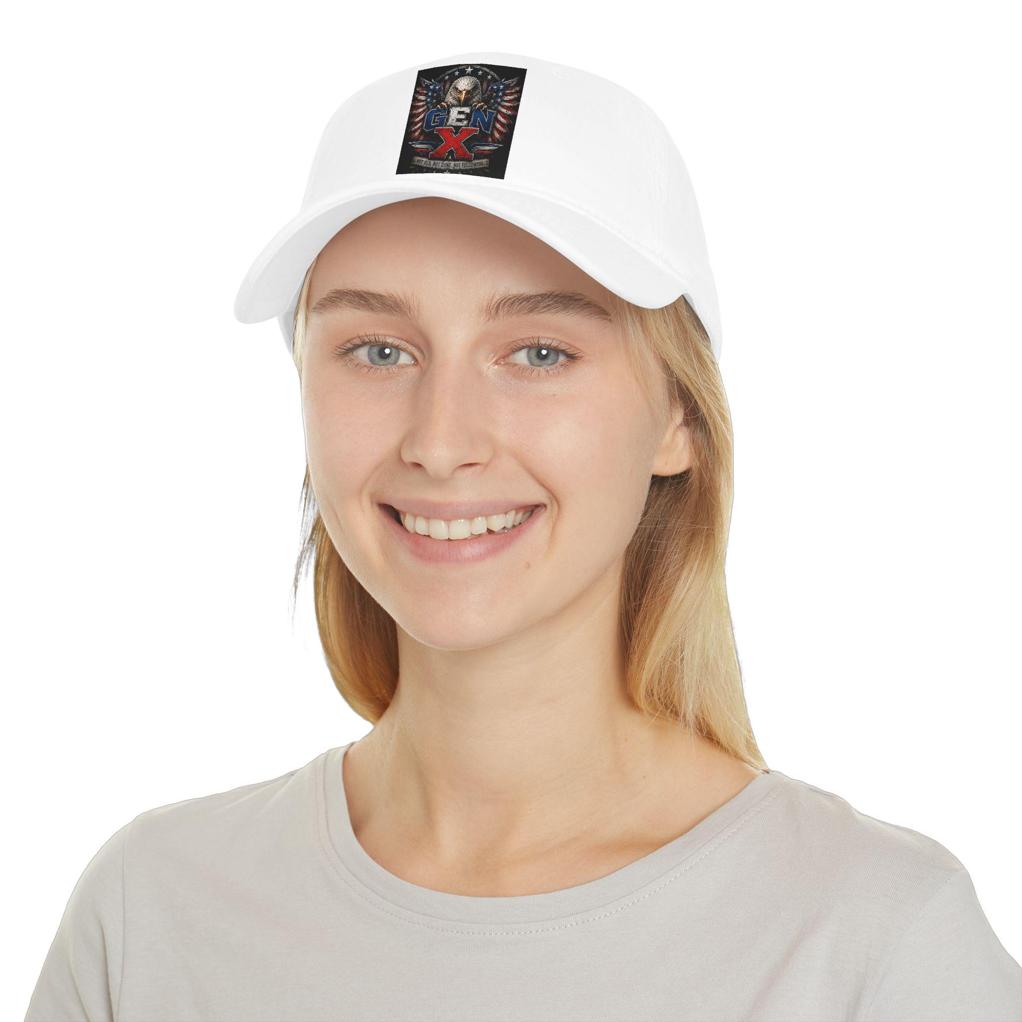 Patriotic Eagle with Flag Patch Baseball Cap | American USA Stars Stripes, product view 6
