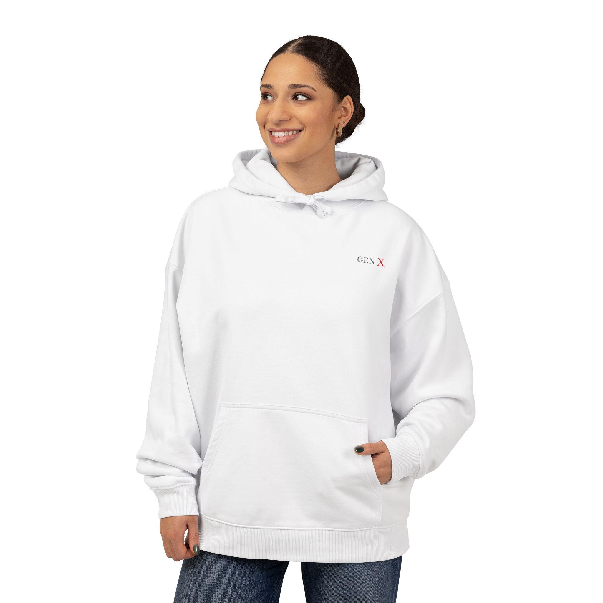 Better Left Alone Hoodie | Minimal Text Back Print, product view 3