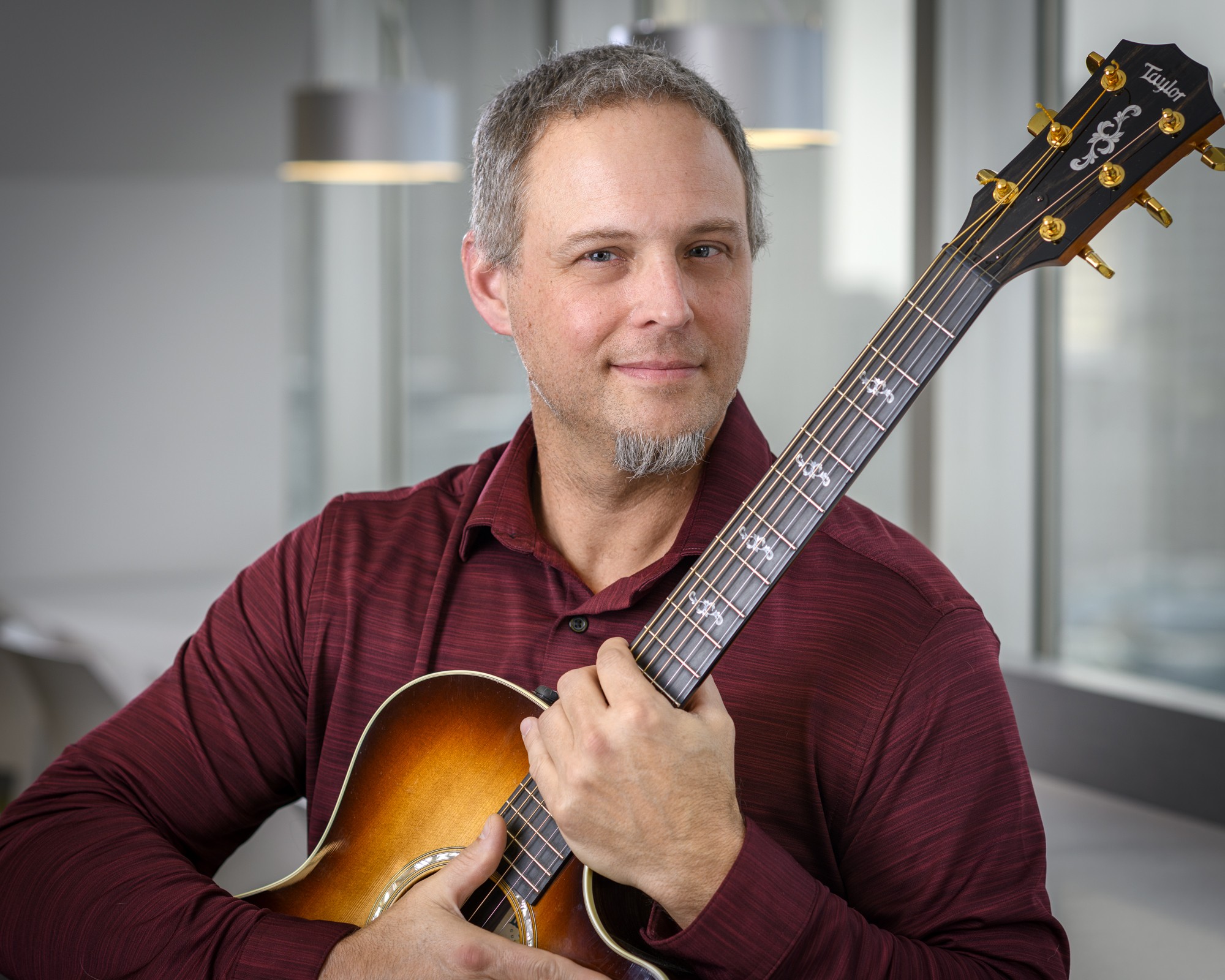 Professional musician portrait
