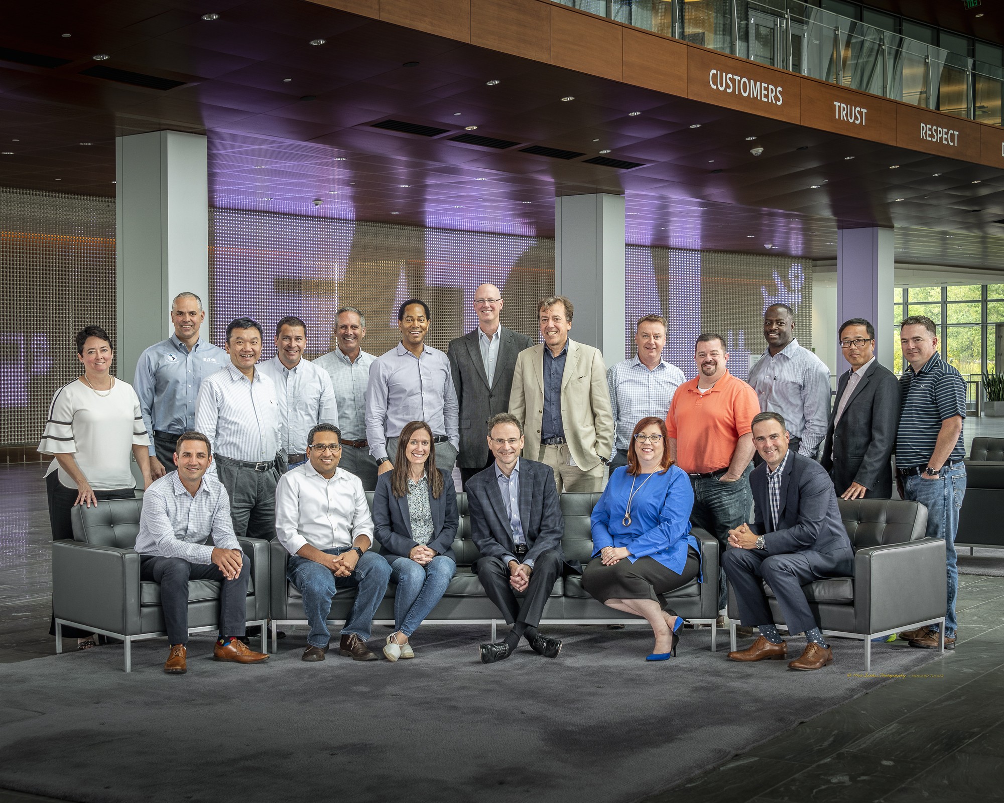 Corporate group portrait