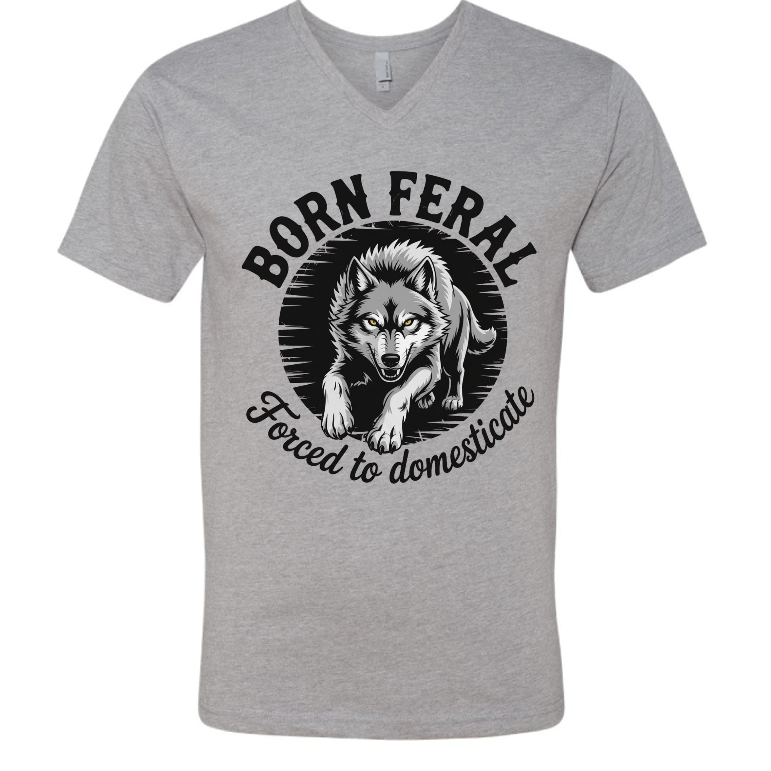 Born Feral Domesticated graphic apparel
