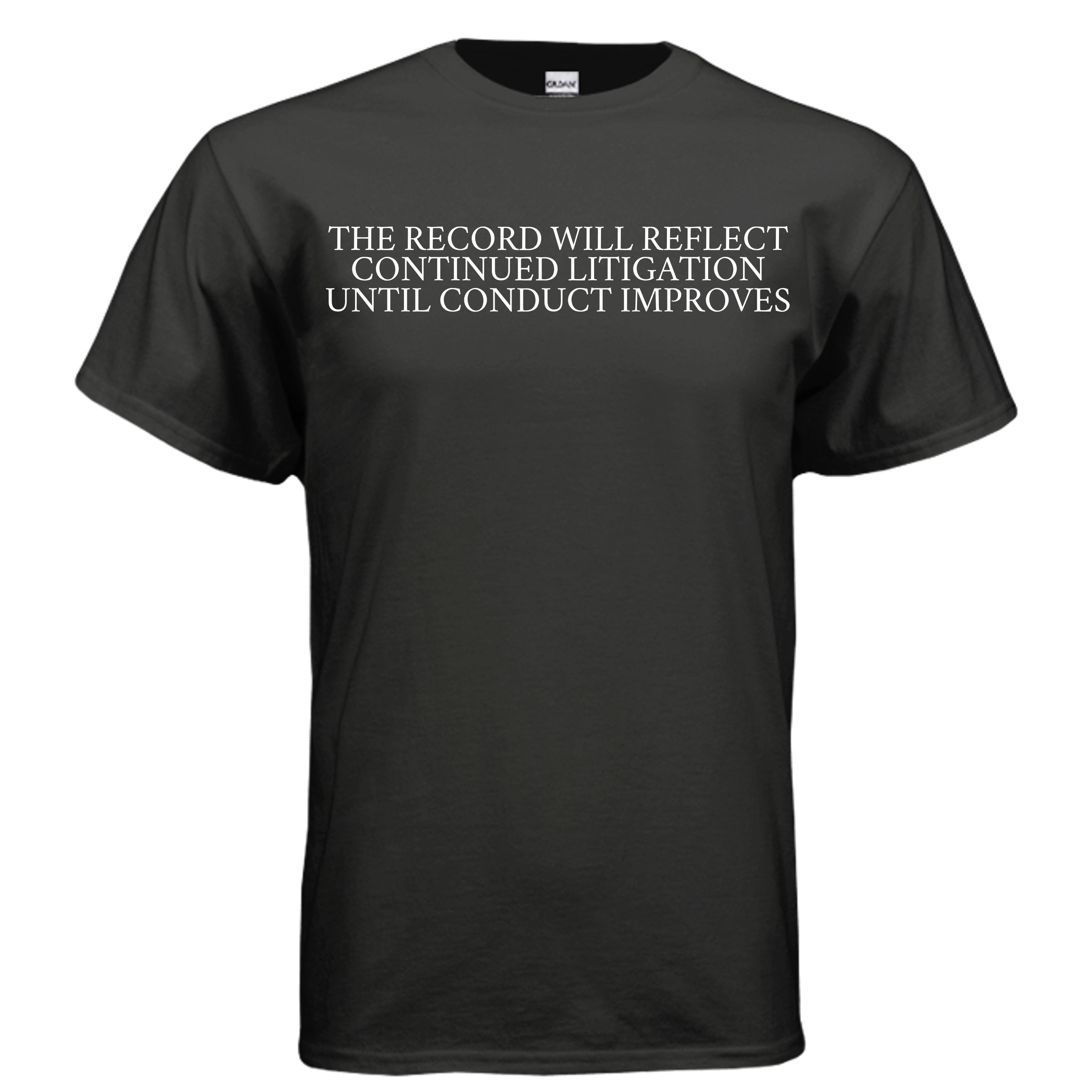 the proceedings continue graphic apparel