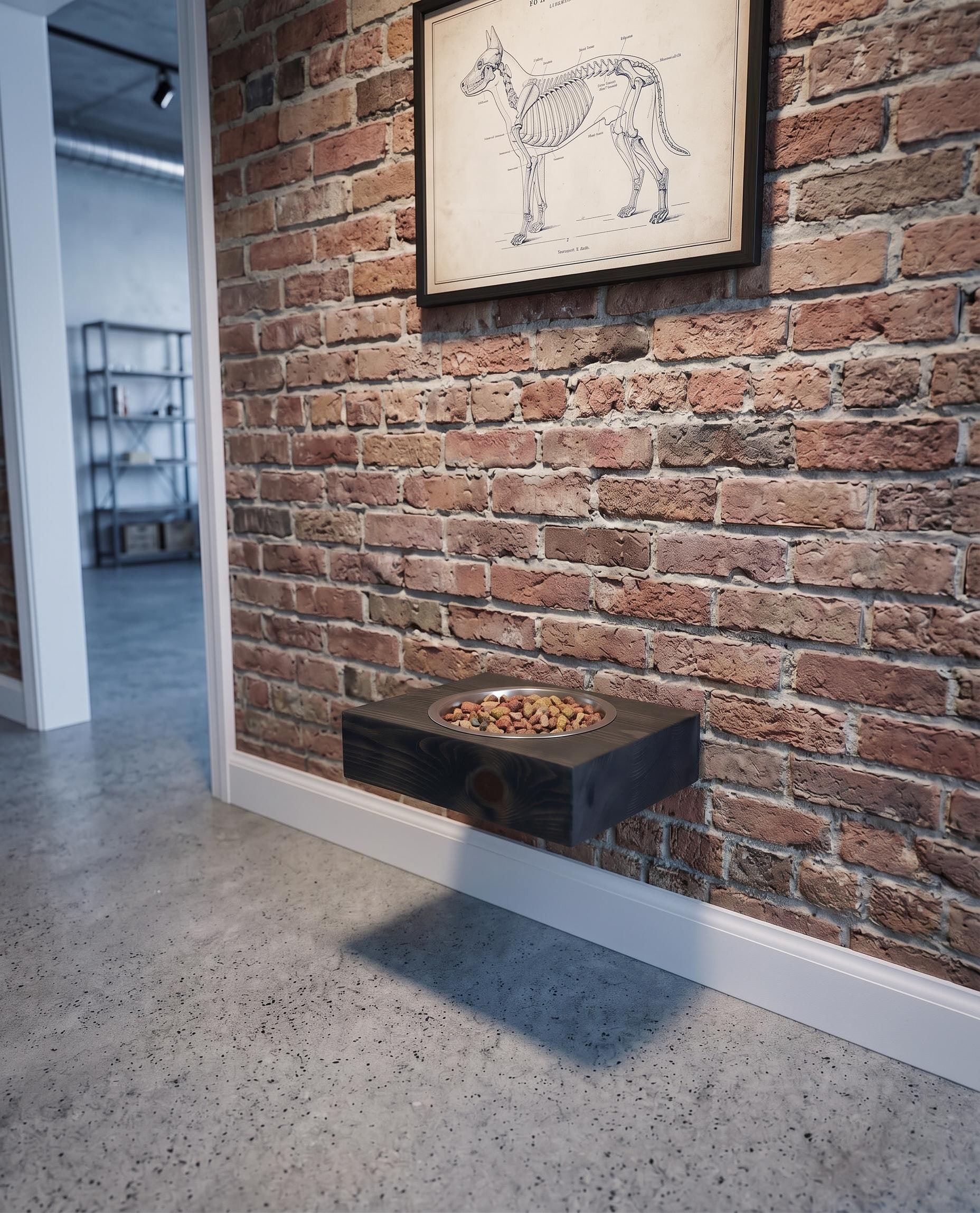 Floating Dog Bowl Stand, product view 3