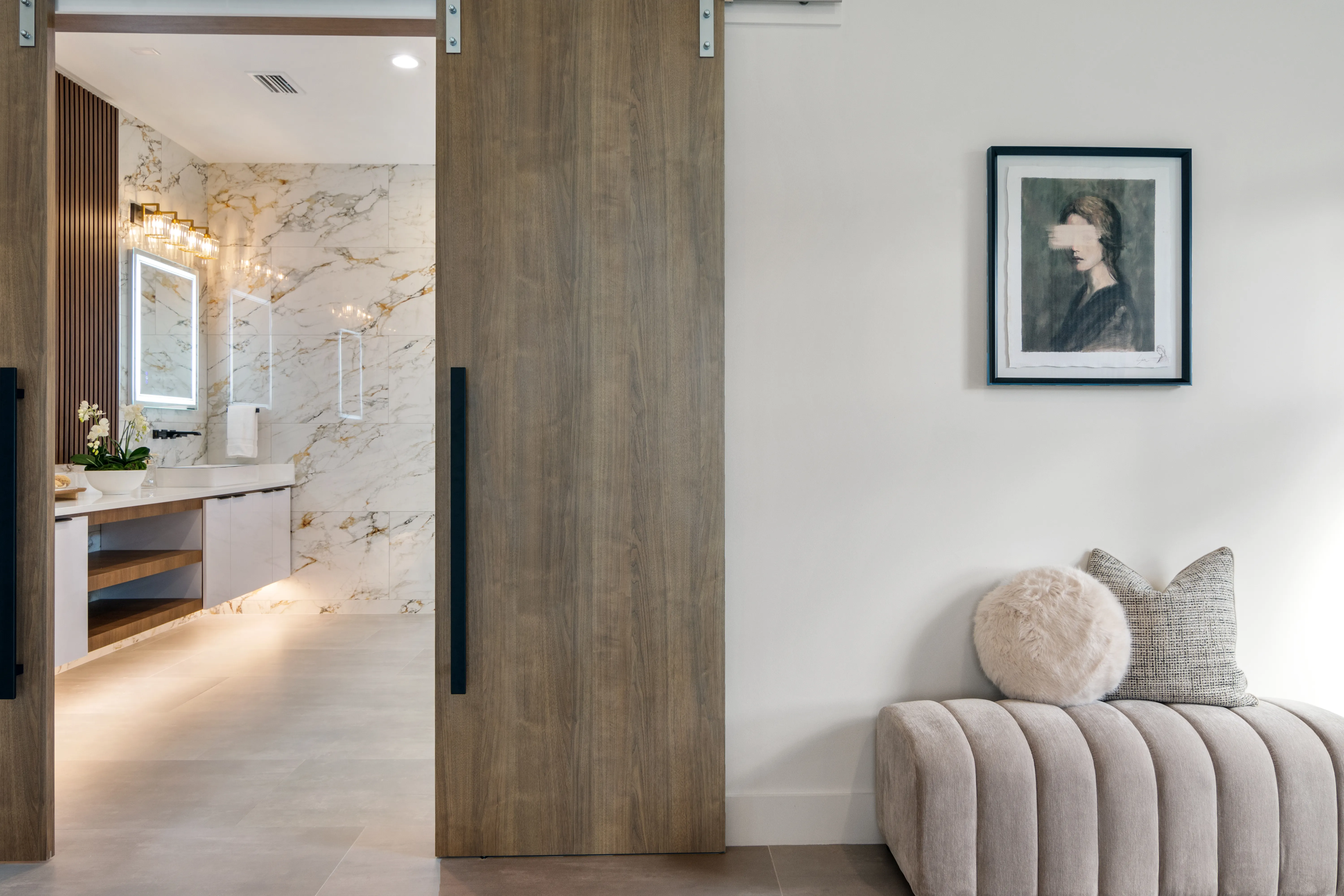 Luxe home staging interior