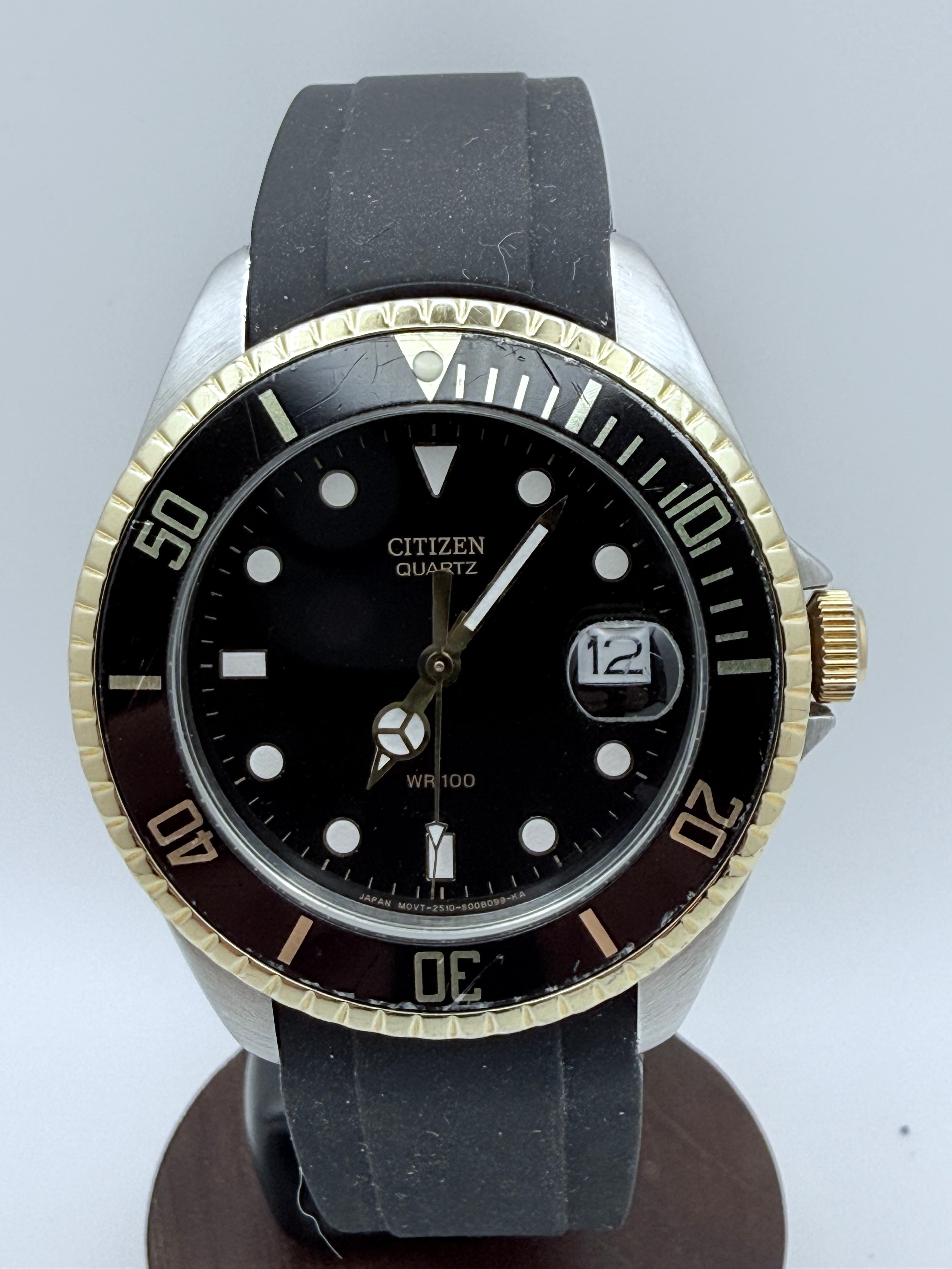 Citizen Dive Watch - Dive - Black - Gold/SS - Preowned
