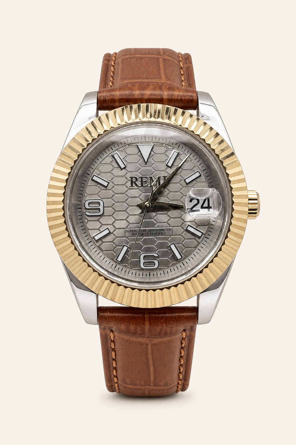Monarch Dress - Gray Dial 2 Tone
