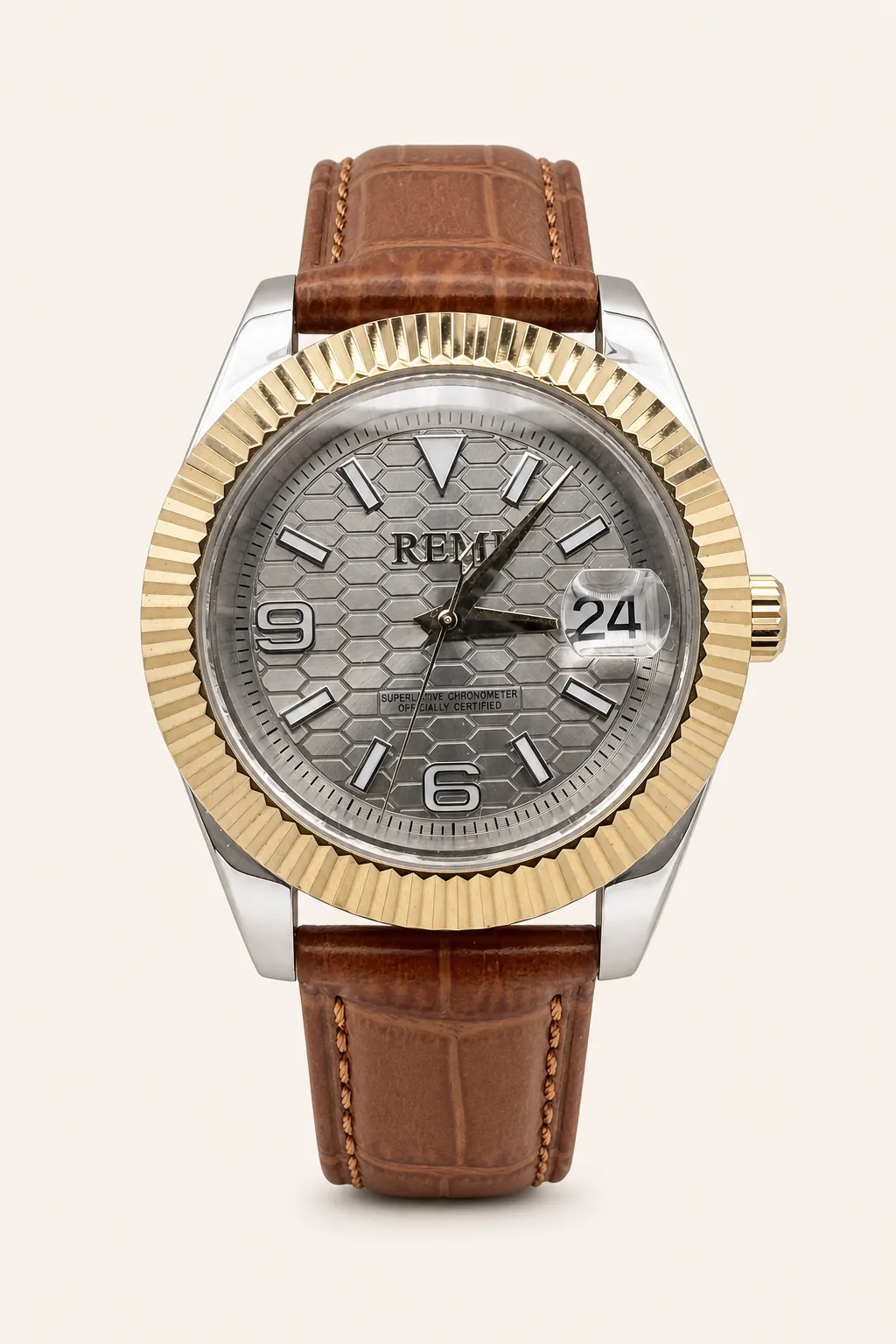 Monarch Dress - Gray Dial 2 Tone