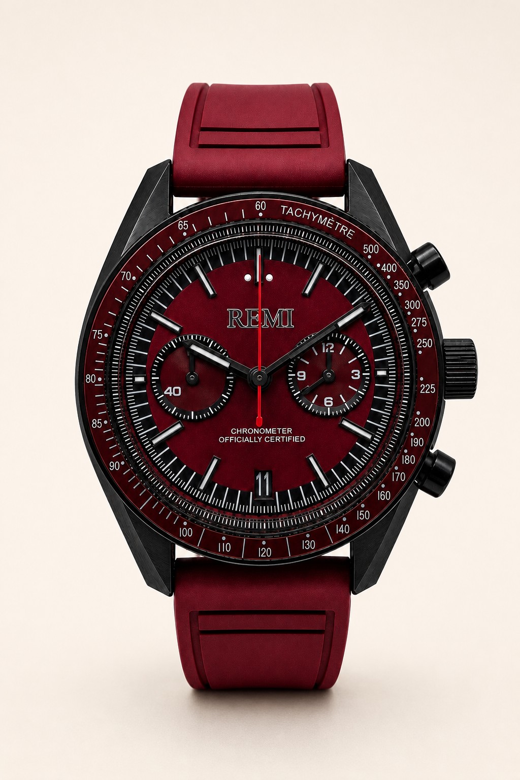 Pursuit Chronograph - Deep Red