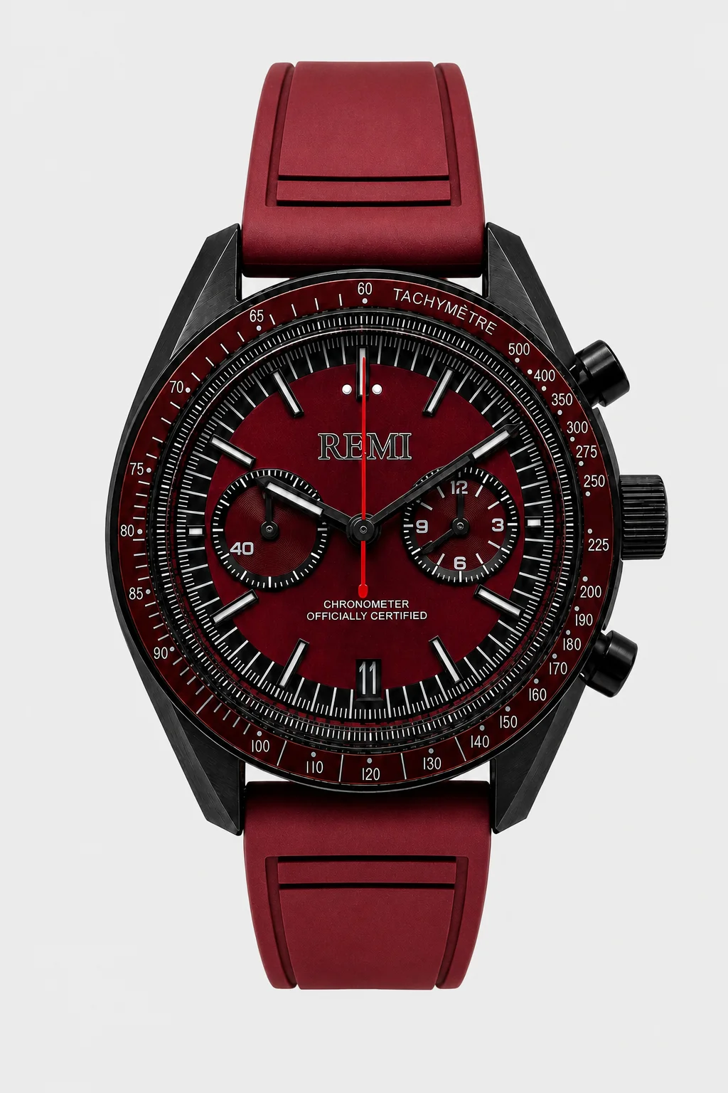 Pursuit Chronograph - Deep Red