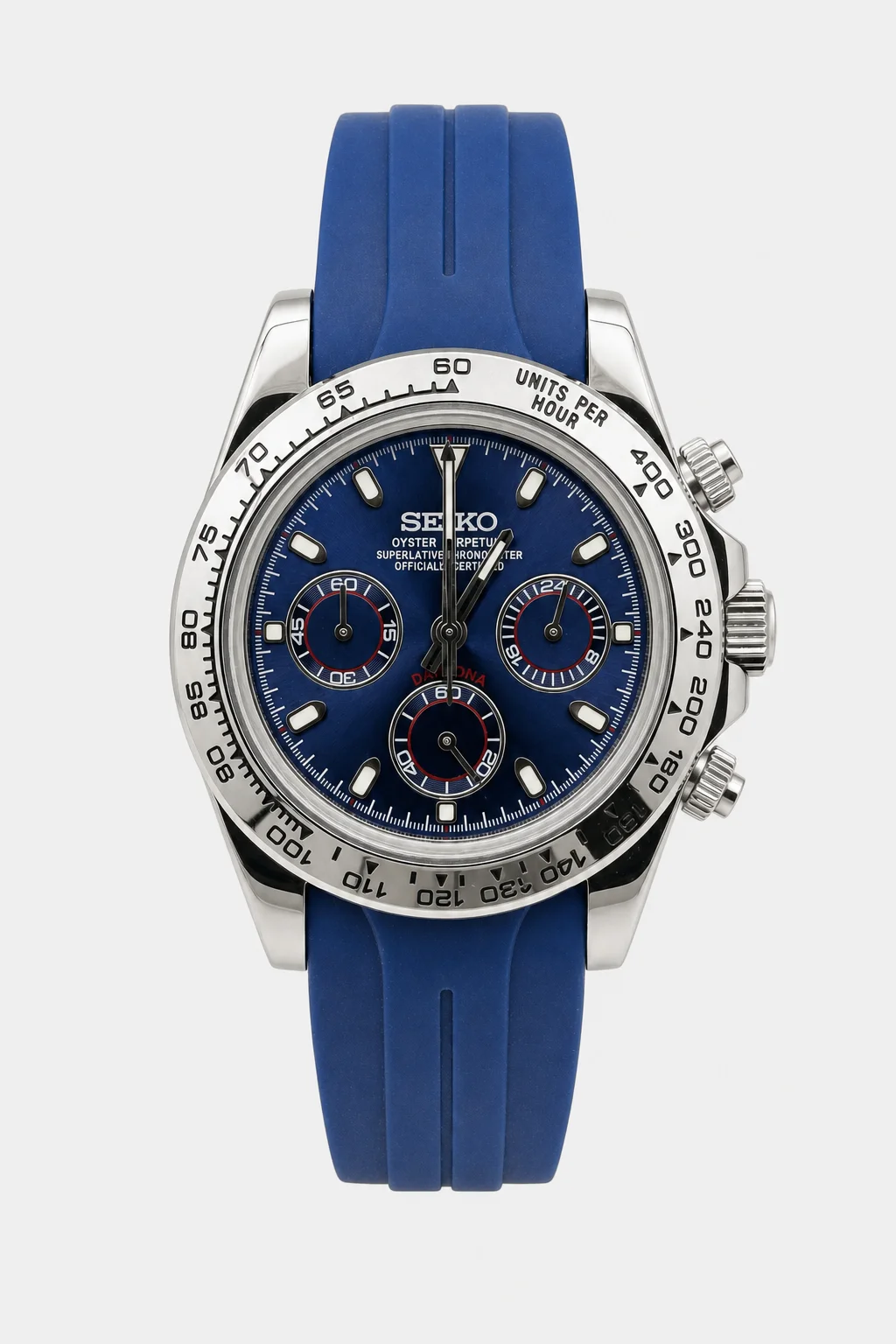 Seiko Mod Chronograph - Blue