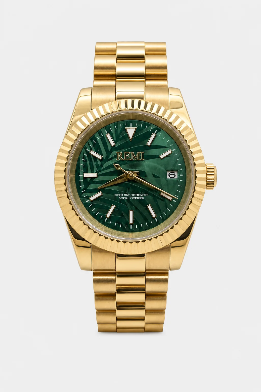Sovereign Dress - Gold Palm, SS 39mm