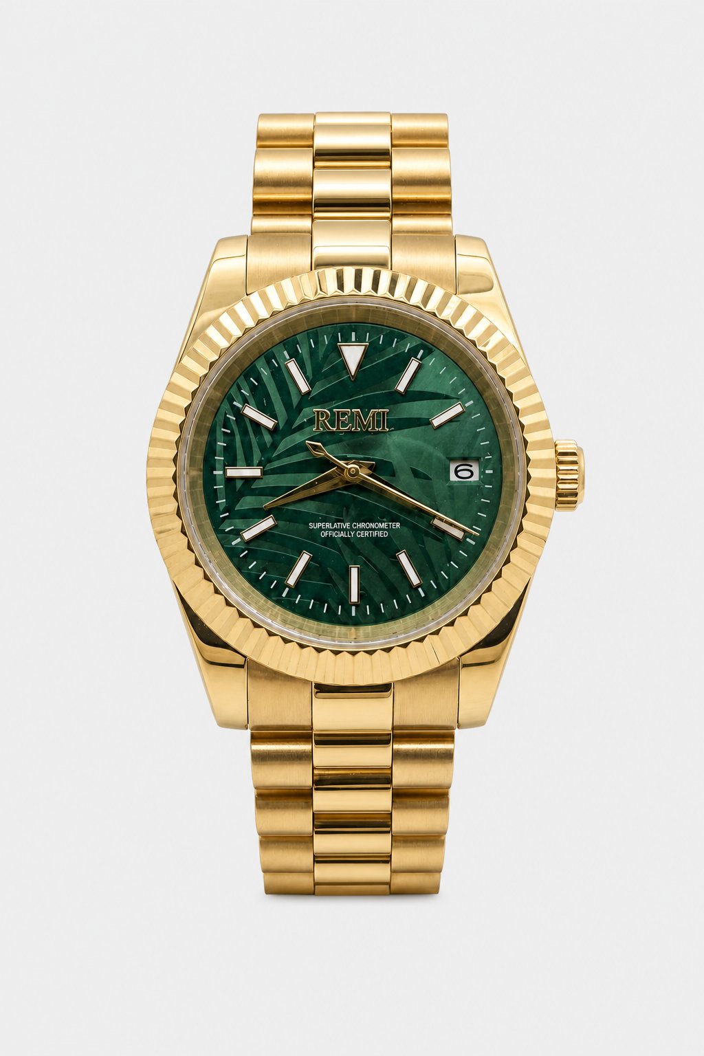 Sovereign Dress - Gold Palm, SS 39mm