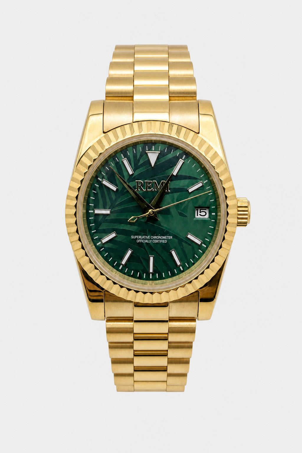 Sovereign Dress - Gold Palm, SS 36MM
