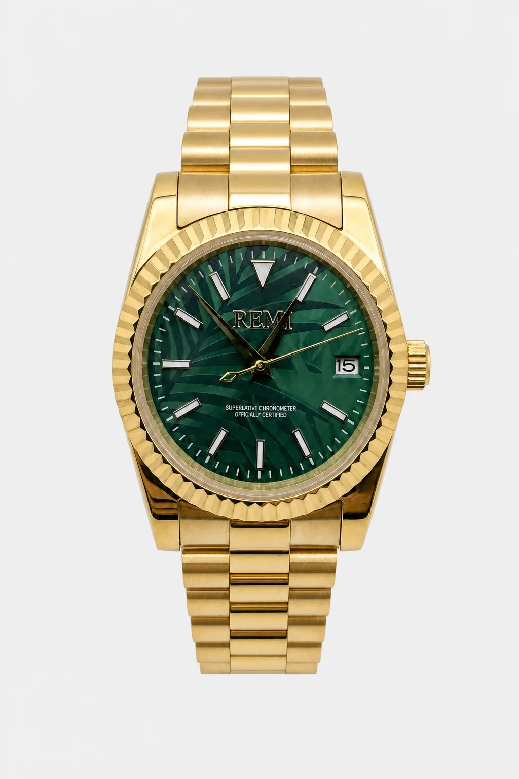 Sovereign Dress - Gold Palm, SS 36MM