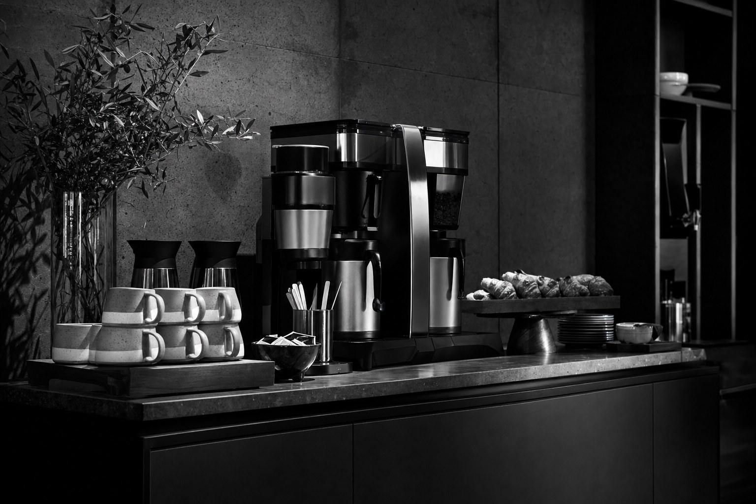 Hospitality coffee service environment