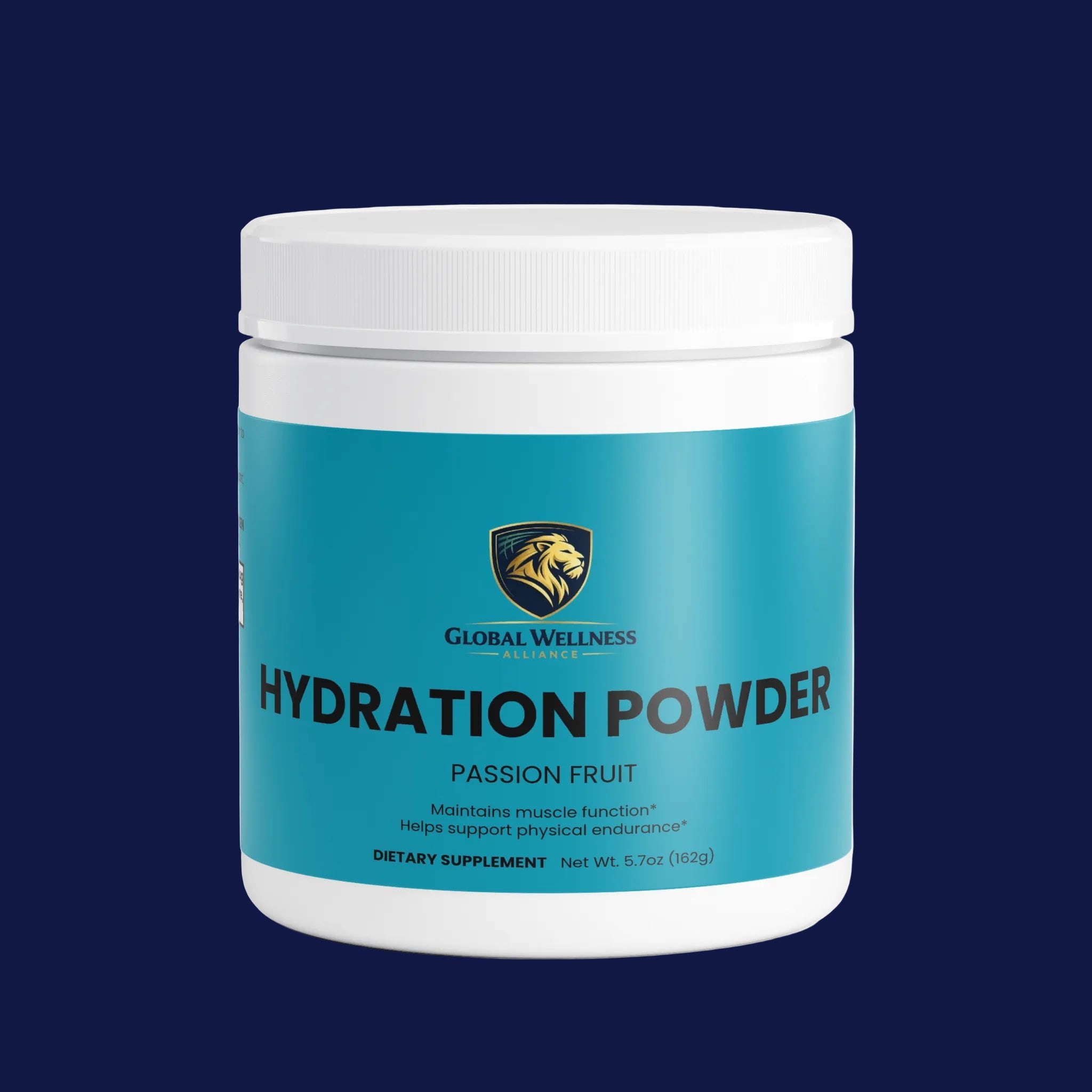 Passion fruit hydration powder from Global Wellness Alliance