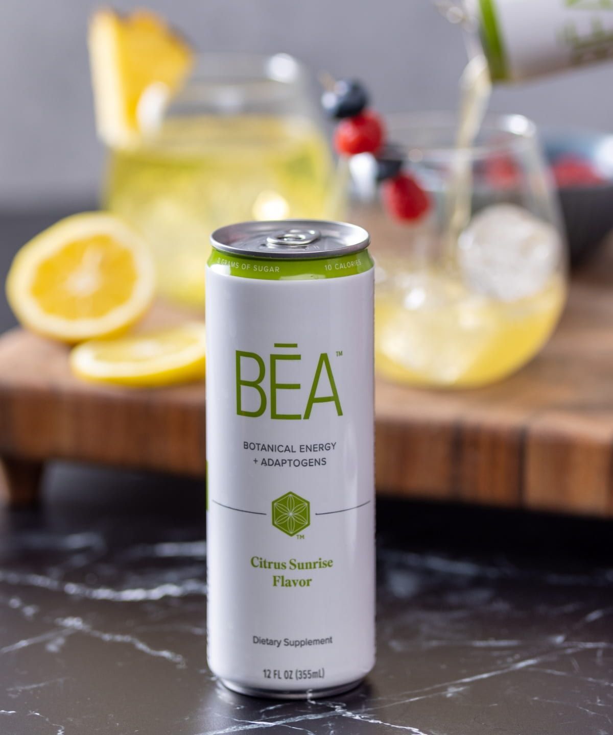 BEA Citrus Sunrise sparkling energy drink