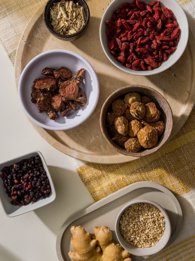 Ionix Supreme ingredients including goji berries and adaptogenic botanicals