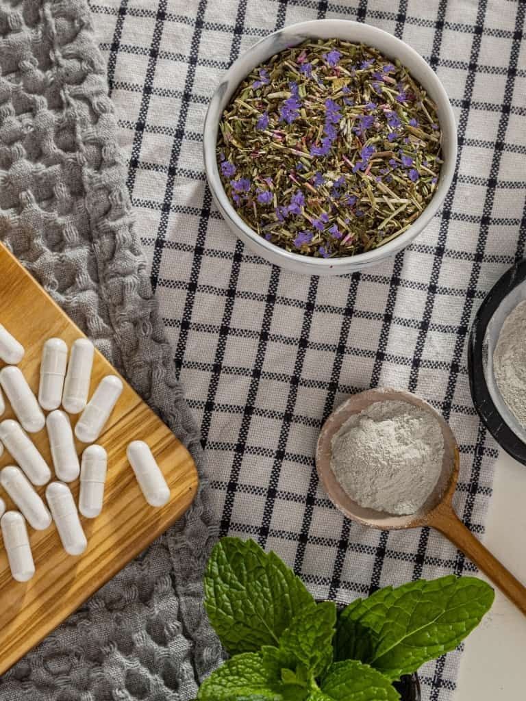 Whole foods and botanicals featured in IsaFlush