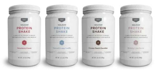 Four-flavor IsaLean shake starter