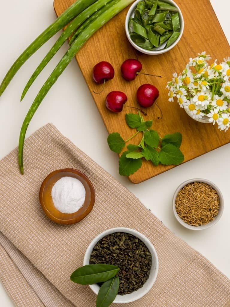 Renewal Sleep Support ingredients including tart cherries and botanicals