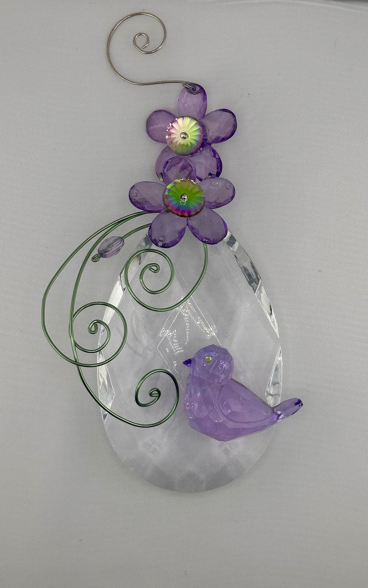 Acrylic Bird Suncatcher: Rainbow Maker Window Decoration