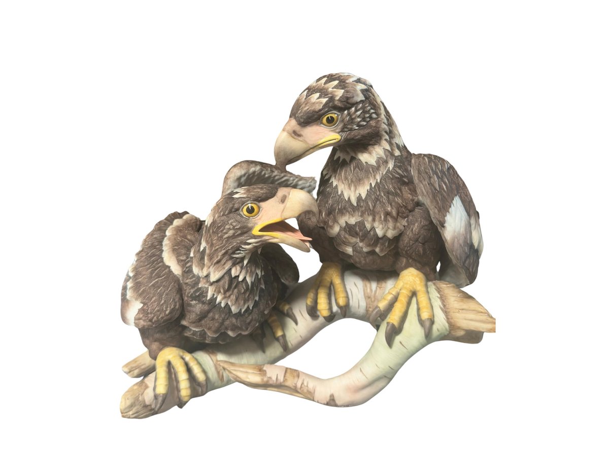 Boehm Eagle Figurine | USA Birds on Branches | American Bald Eagle