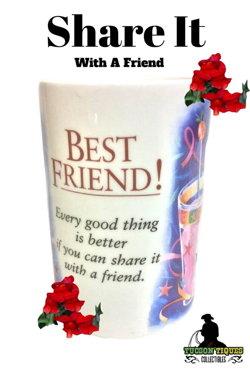 Bone China Friend Mug | Helen Exley Nostalgic Artwork