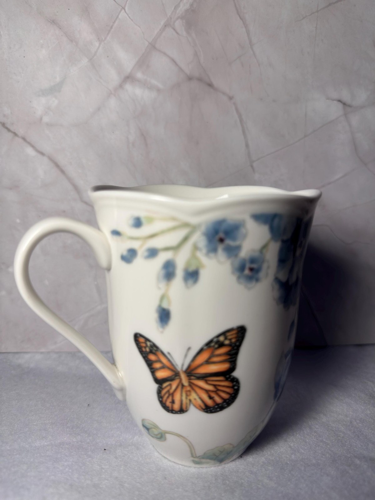 Bone China Mug, Monarch Butterfly Meadow by Lenox China
