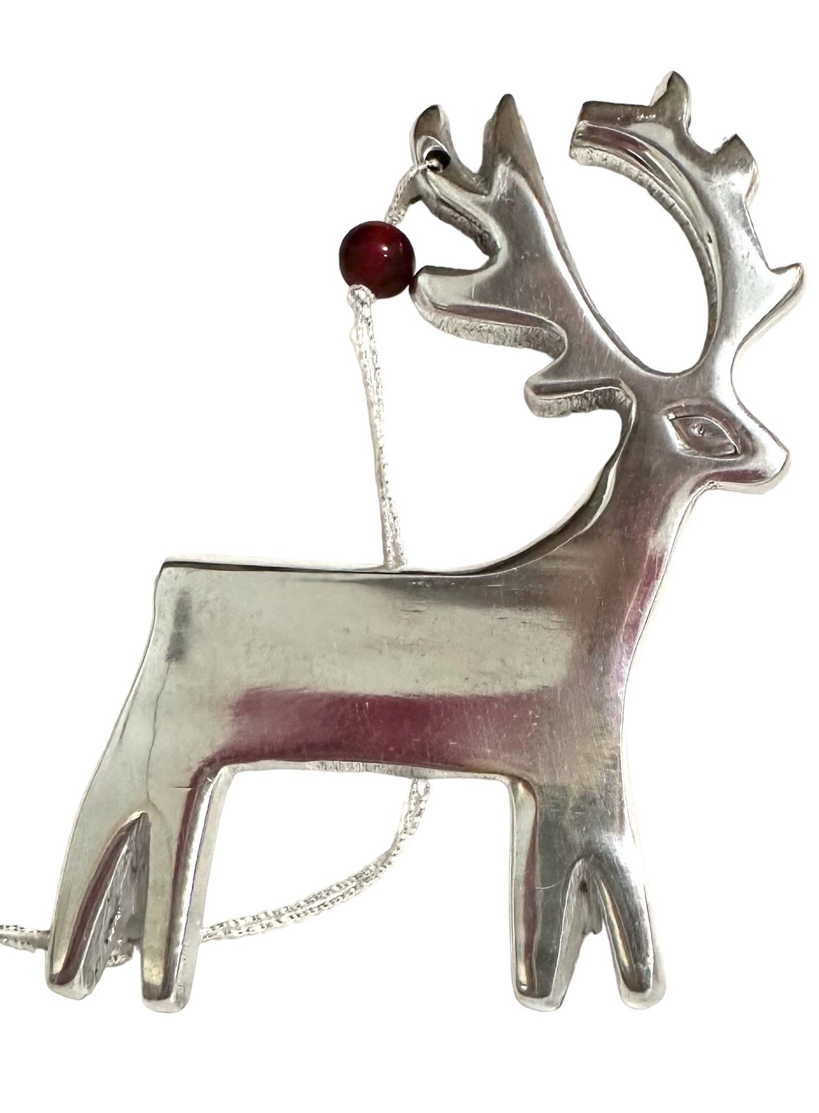 Christmas Ornament | Pewter Reindeer Christmas Tree Decoration | Ornaments under 30