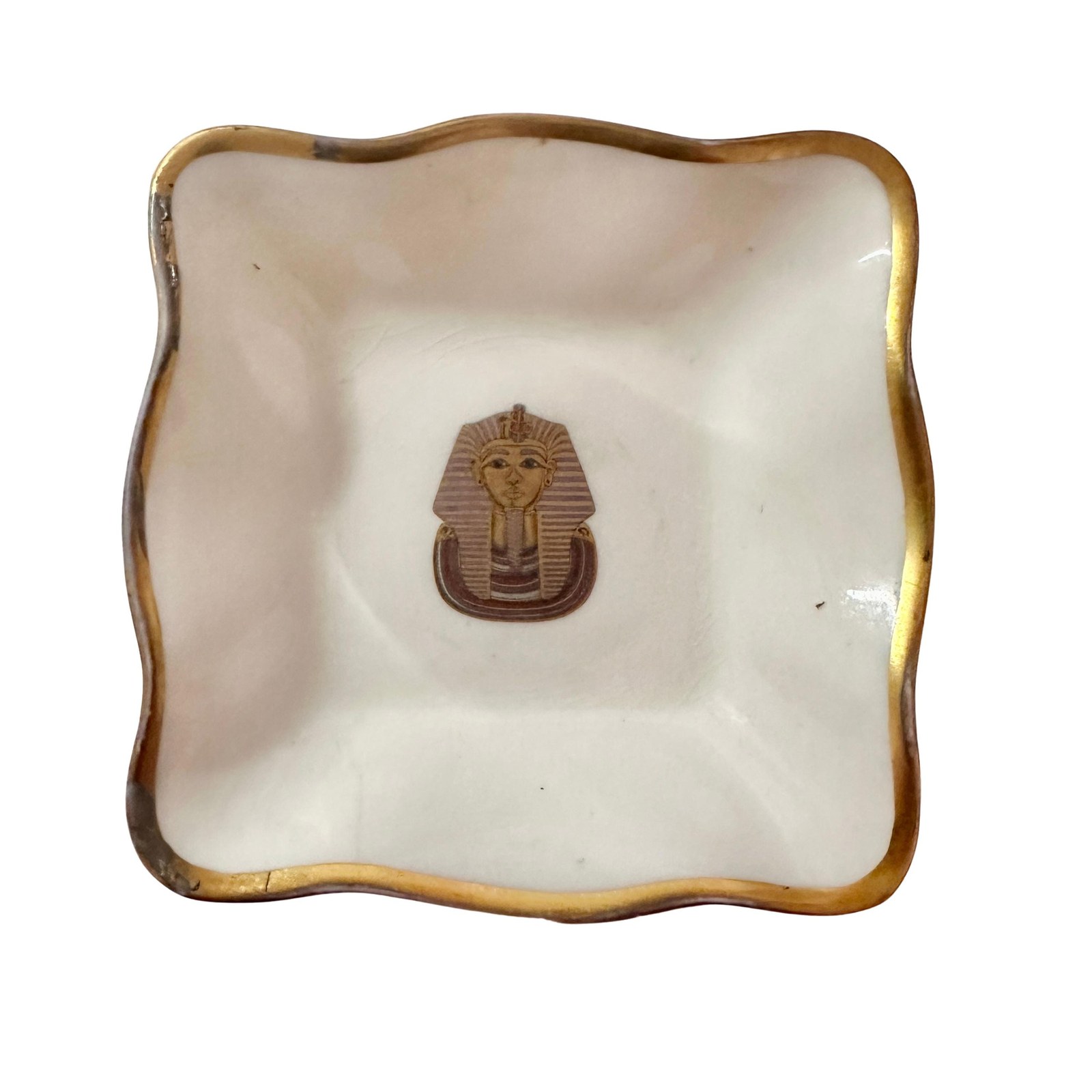 Coalport England Egyptian Pharoah Ring Display MIni Dish