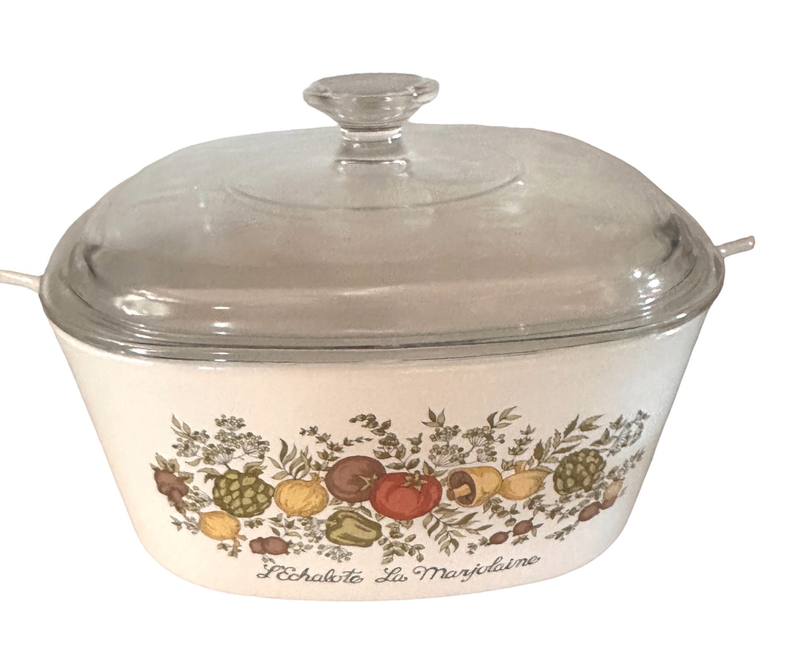 Corning Ware 3 Quart Covered Casserole Dish | L'Echalote La Marjolaine | Spice of Life