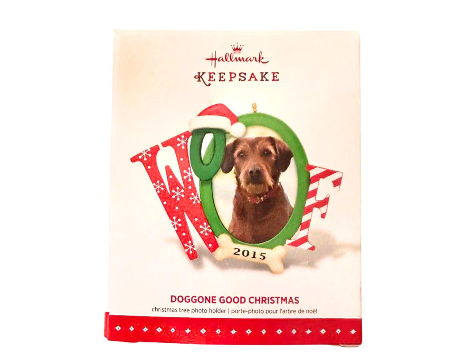 Dog Photo Holder Ornament: Christmas Tree Decoration