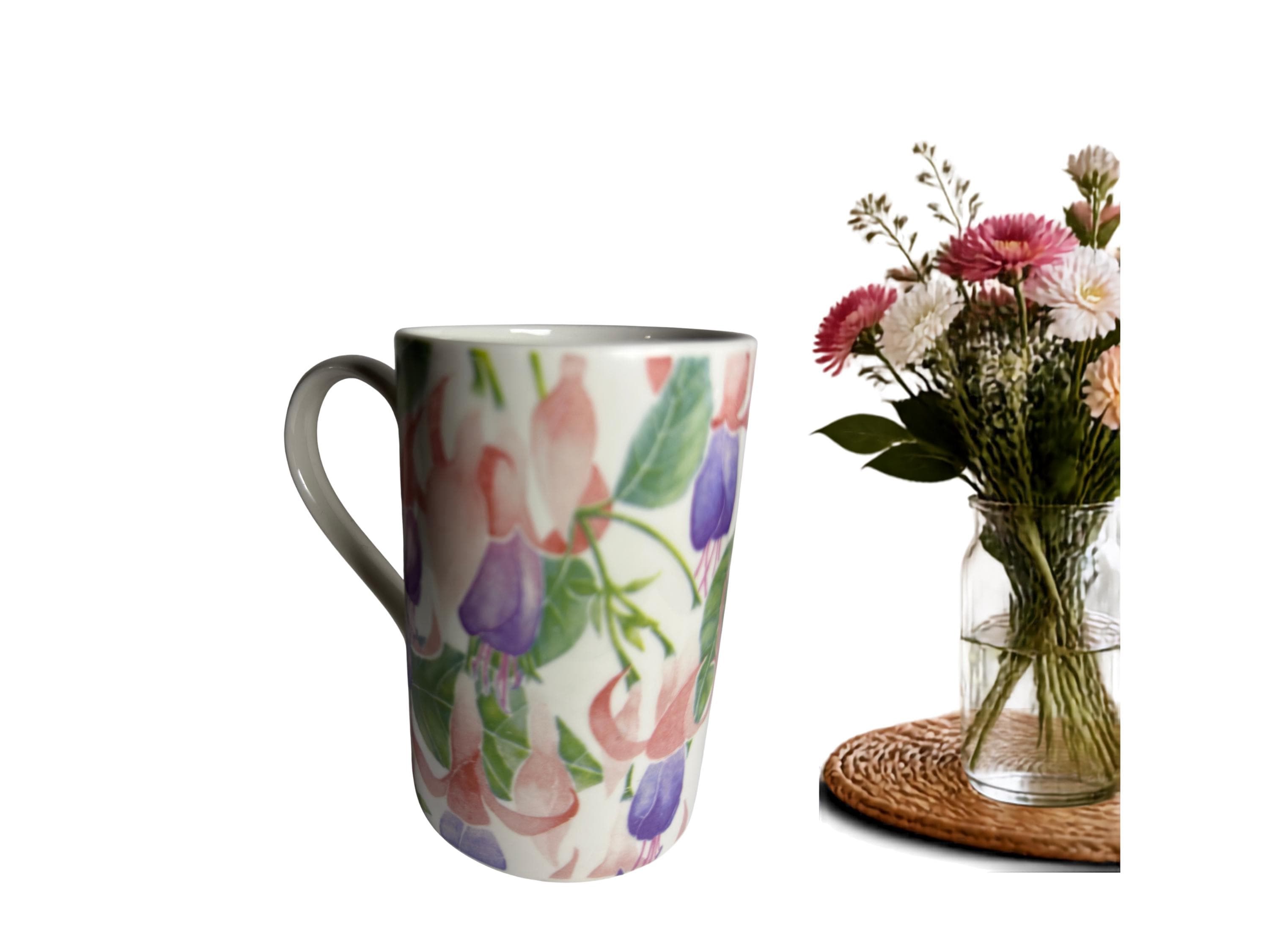 Dunoon Fine Stoneware Tea Cup, Christine Chadwick Design, Made in Scotland