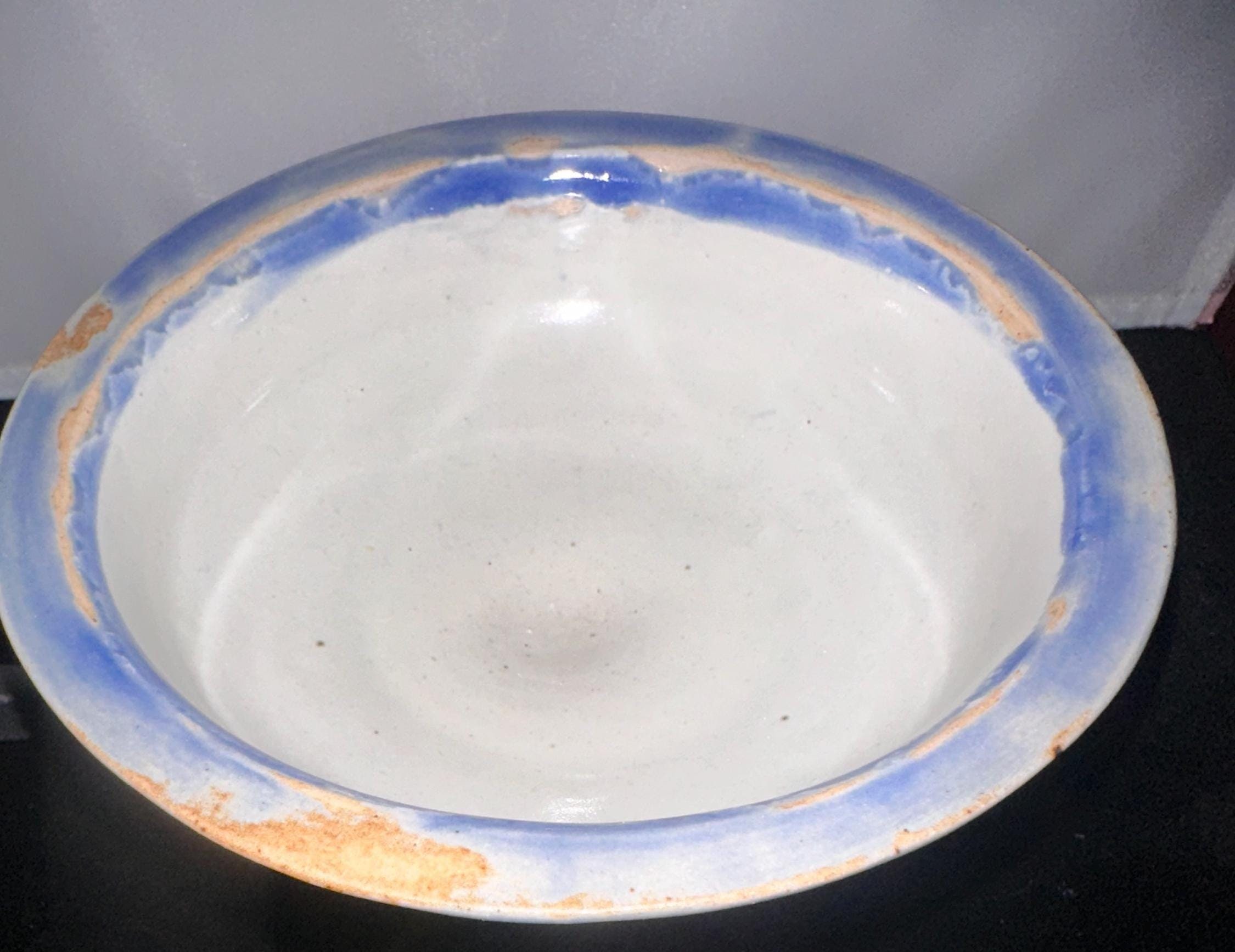 Hayden Queen Pottery Bowl, Cobalt Blue Glaze, Signed Hand Thrown 5.5 Inch Ceramic