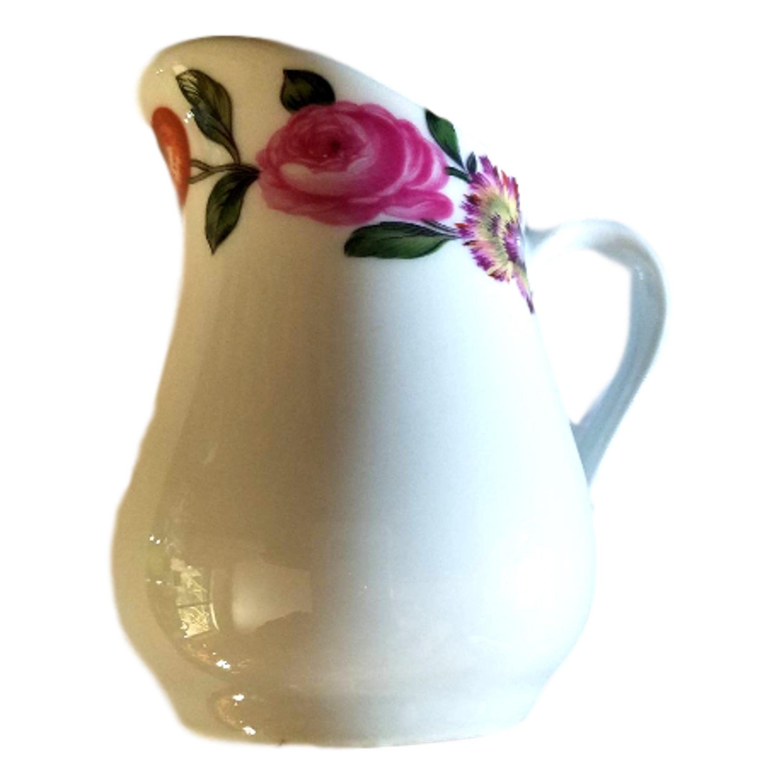 French Keepsake Porcelain Creamer: Les Quatre Saisons Floral Design