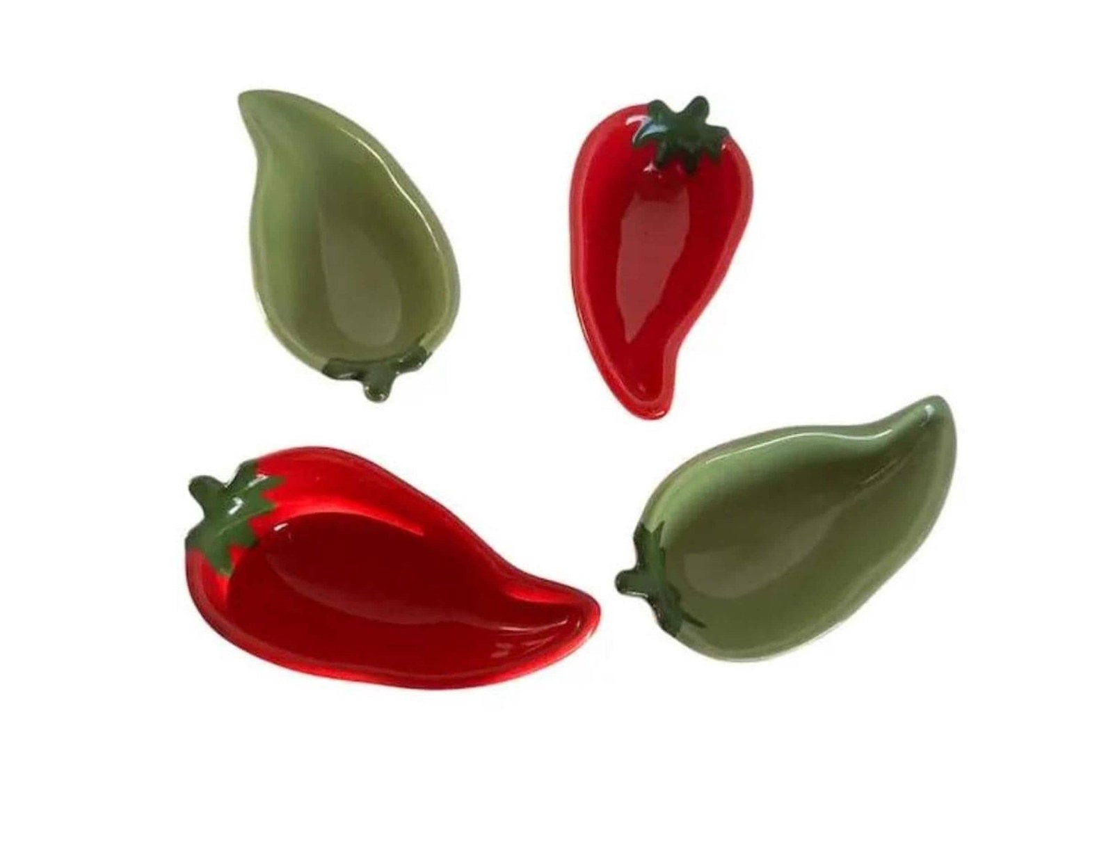 HF Coors Chili Pepper Dipping Bowls | USA Made Salsa Dishes