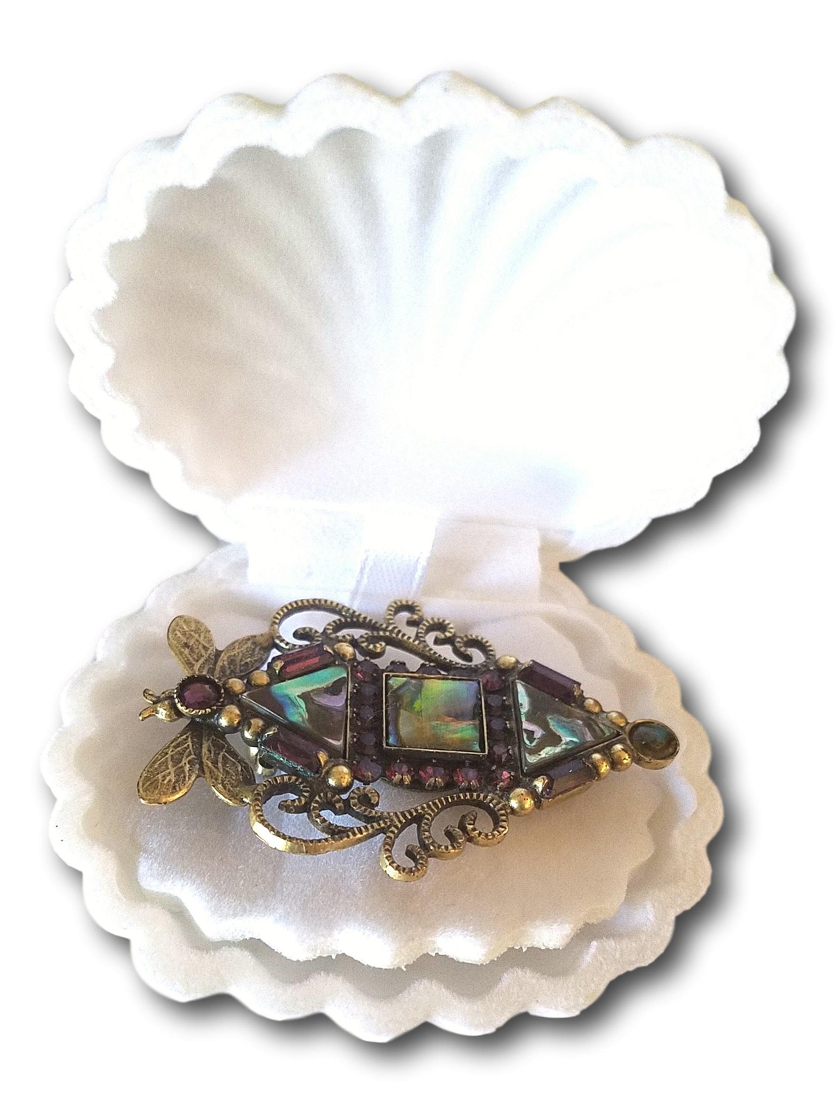 Mary DeMarco Vintage Bronze Butterfly Brooch