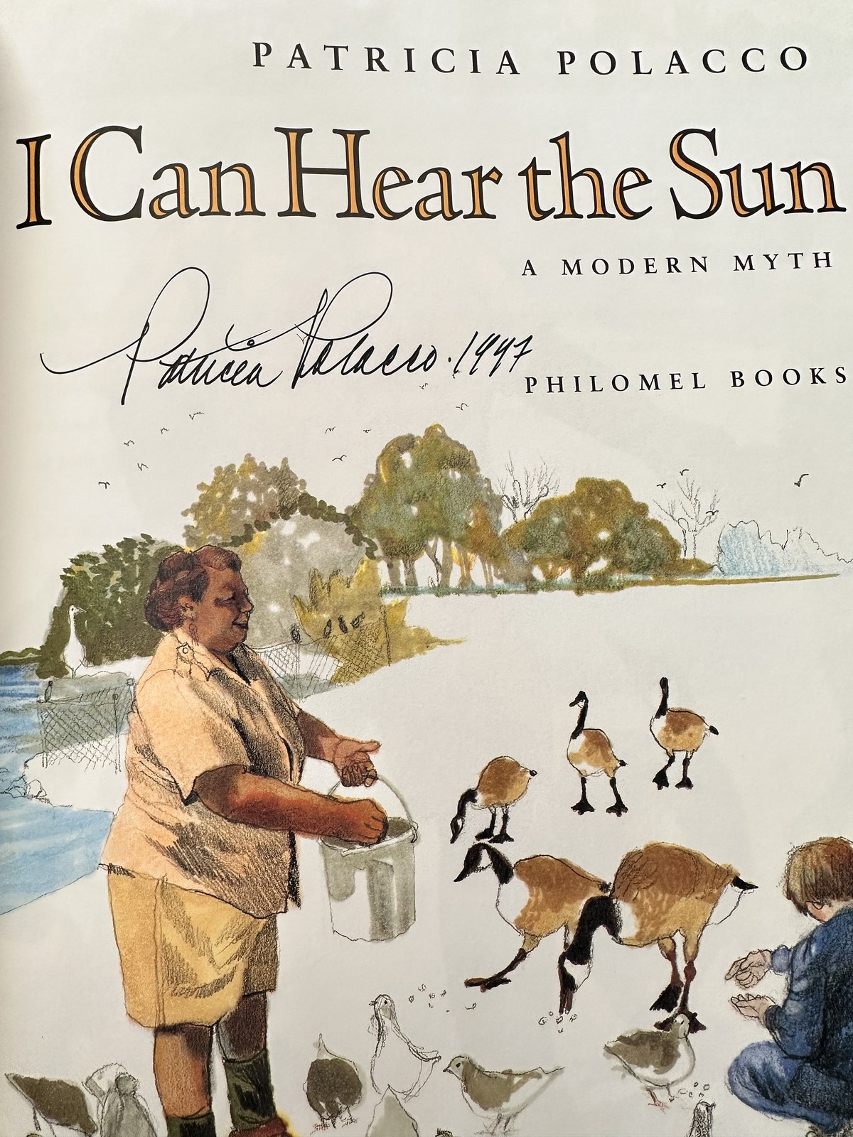 Patricia Polacco Children's Book I Can Hear the Sun