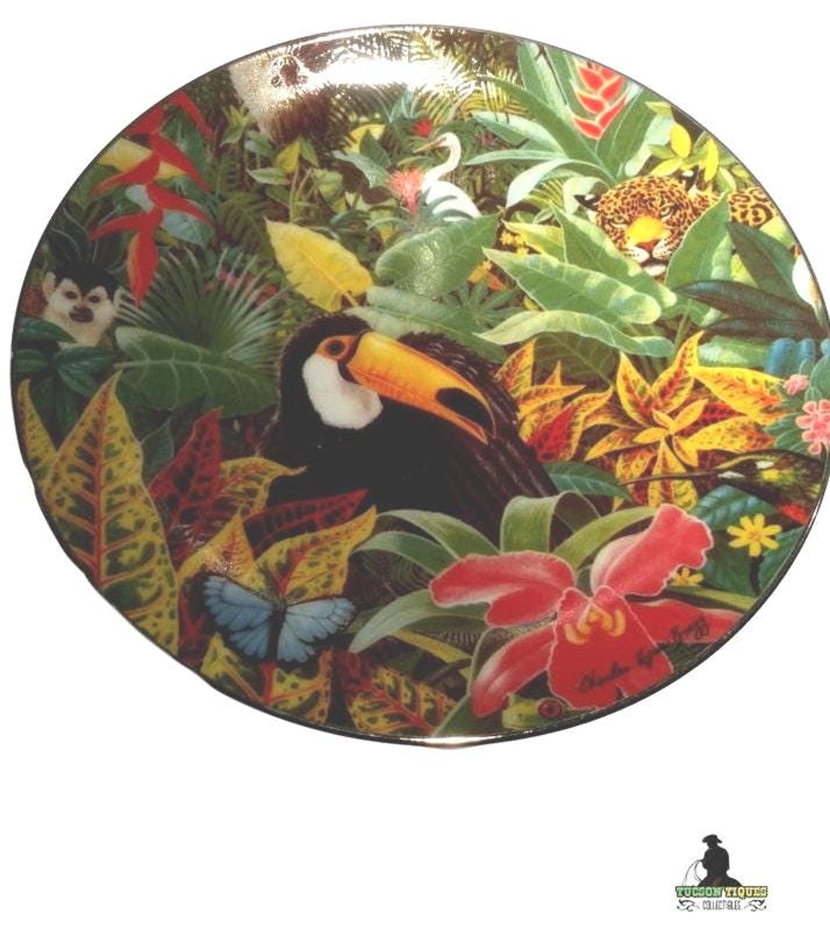 RainForest Magic Jungle House Decor Plate | Charles Lynn Bragg