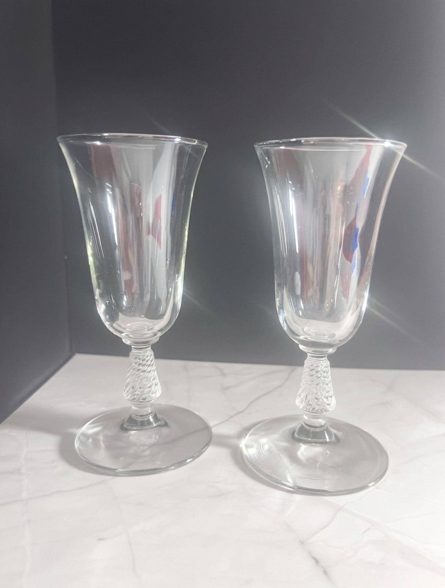 Rock Sharpe Blown Glass 3007 Juice Glasses