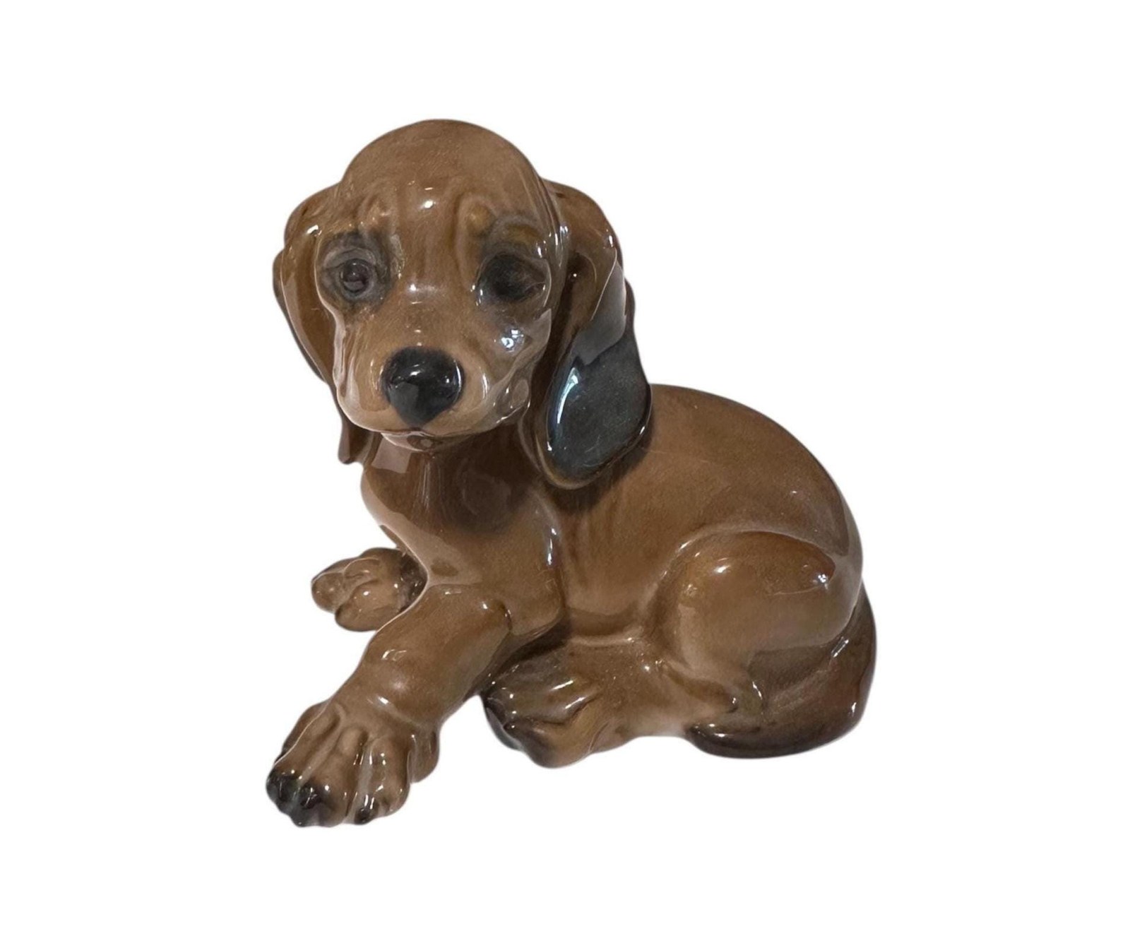 Rosenthal Dachshund Puppy Porcelain Sitting Figurine | George Kuspert