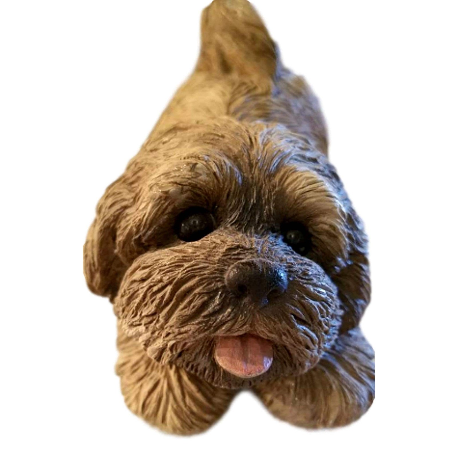 Sandicast Dog Figurine, Sandra Brue Lhasa Apso Puppy Statue