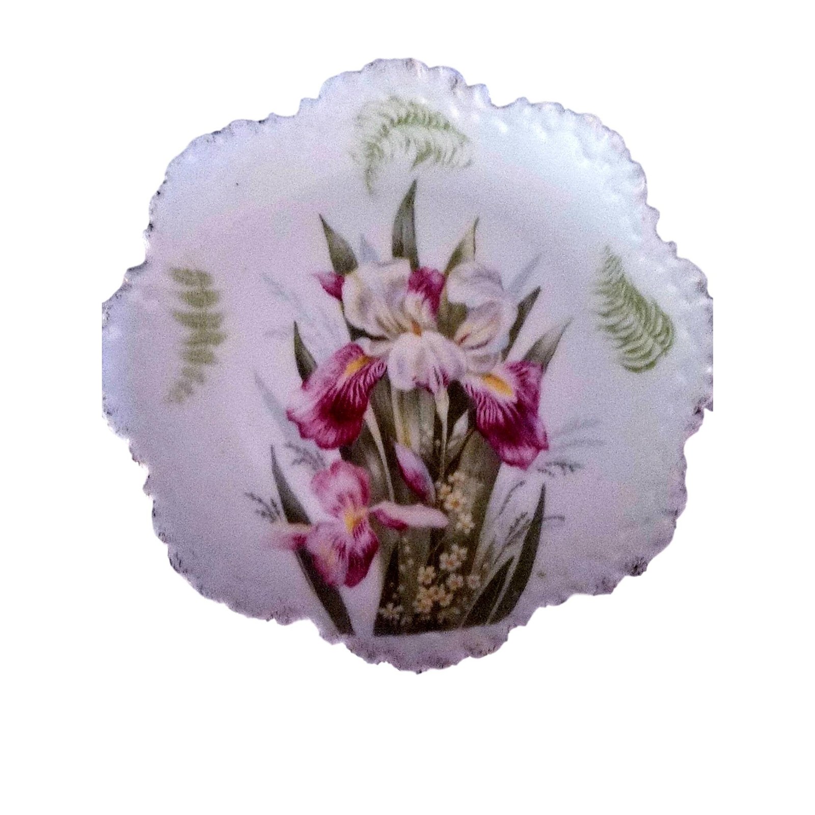 Scalloped Plate Rosenthal Monbijou China, Small Porcelain Cabinet Plate