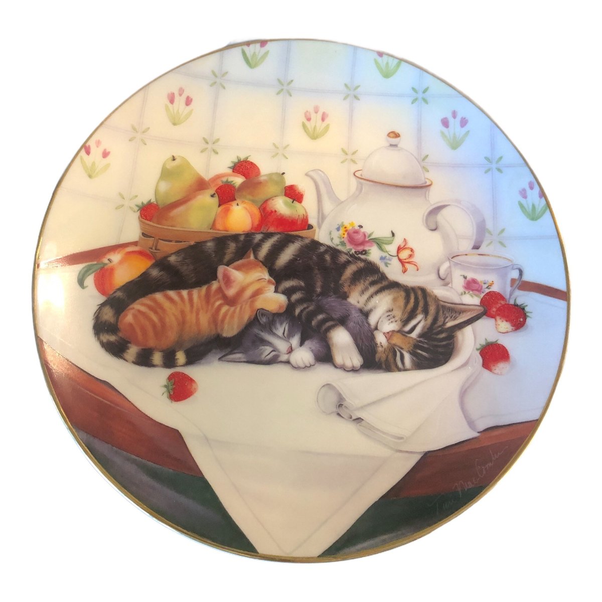 Unique Wall Decor | Precious Cat Plate | Franklin Mint