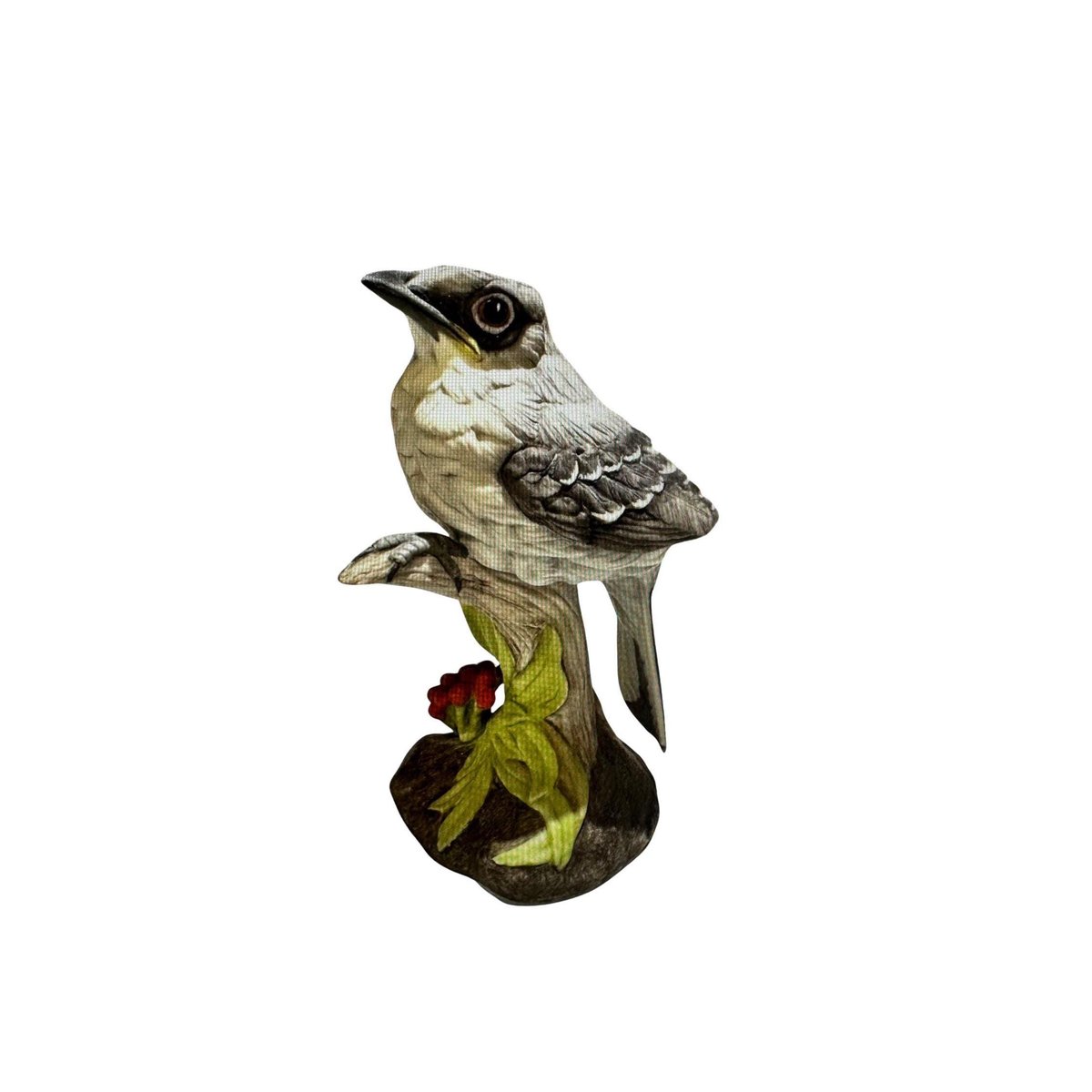 Vintage Boehm Mockingbird Figurine, Porcelain Bird Sculpture Decor
