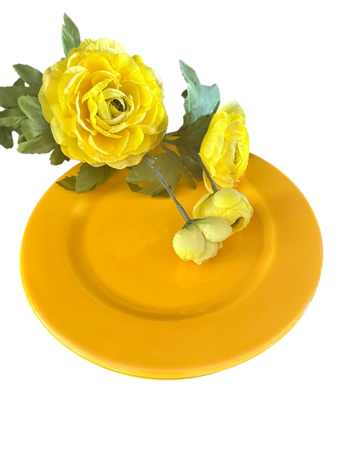 Waechtersbach Buttercup Yellow Salad Plates Set of 4
